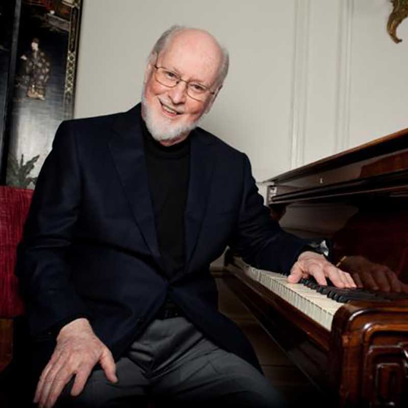 John Williams at a Baldwin piano